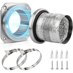 Coufonk 4'' Magnetic Dryer Vent Connector Kit