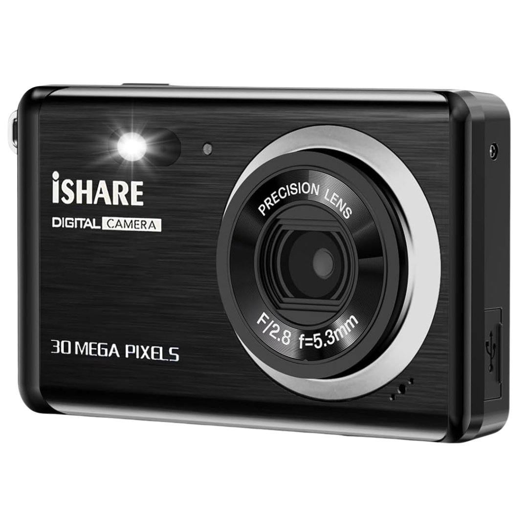 30MP FHD 1080P Point & Shoot Digital Camera