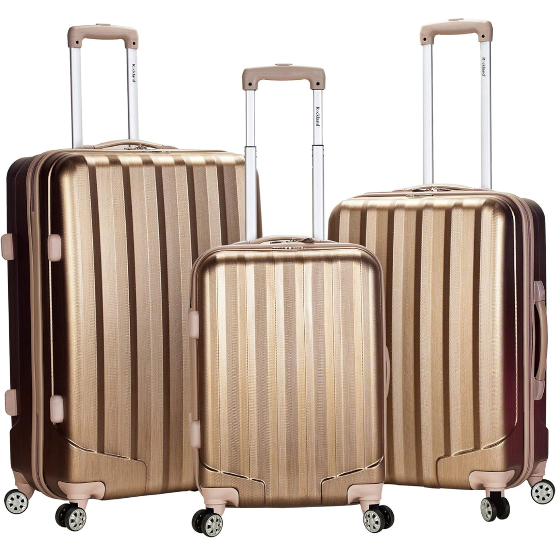 3-Piece Rockland Santa Fe Spinner Wheel Luggage (20"/24"/28")