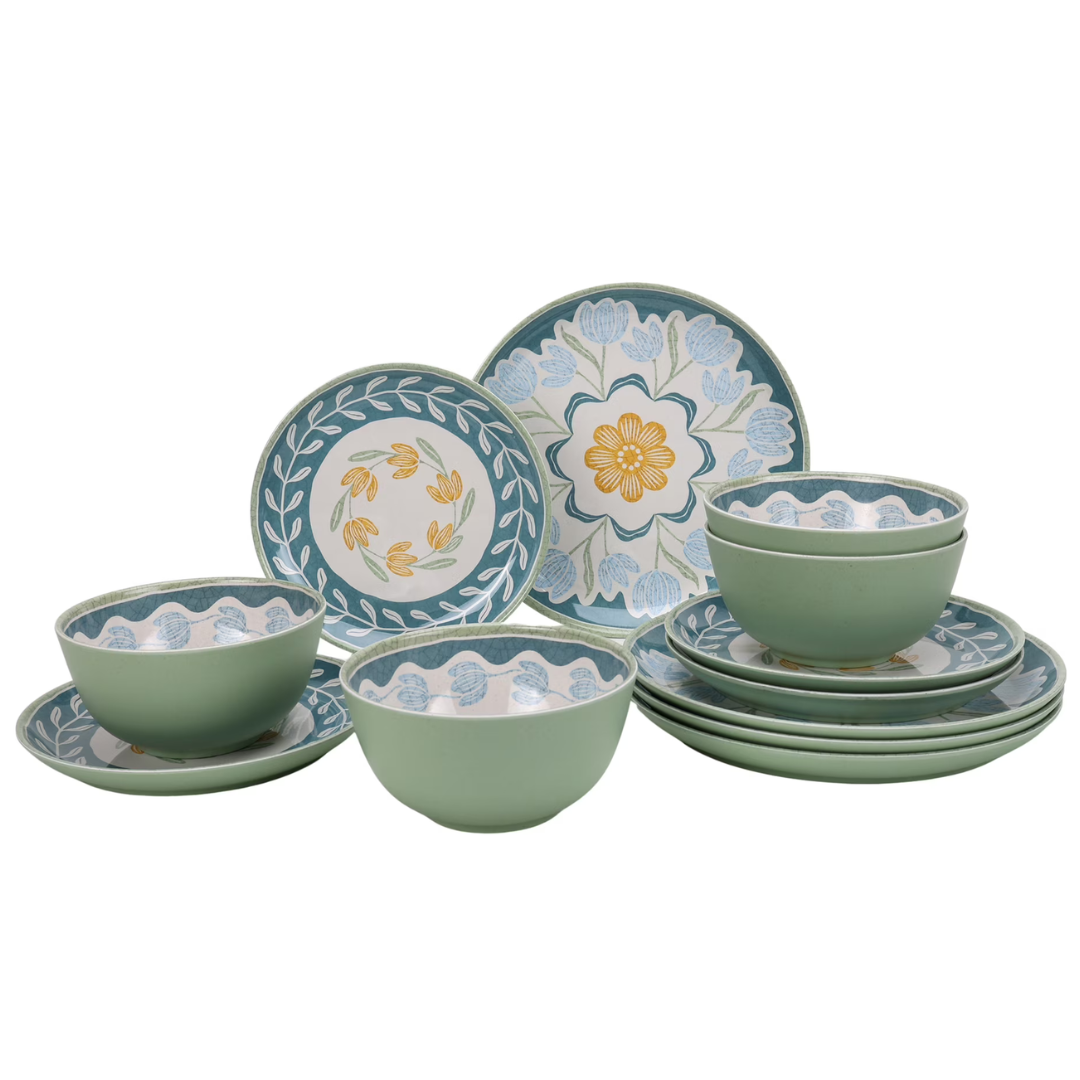 12-Piece Better Homes & Gardens Dinnerware Set (Various)