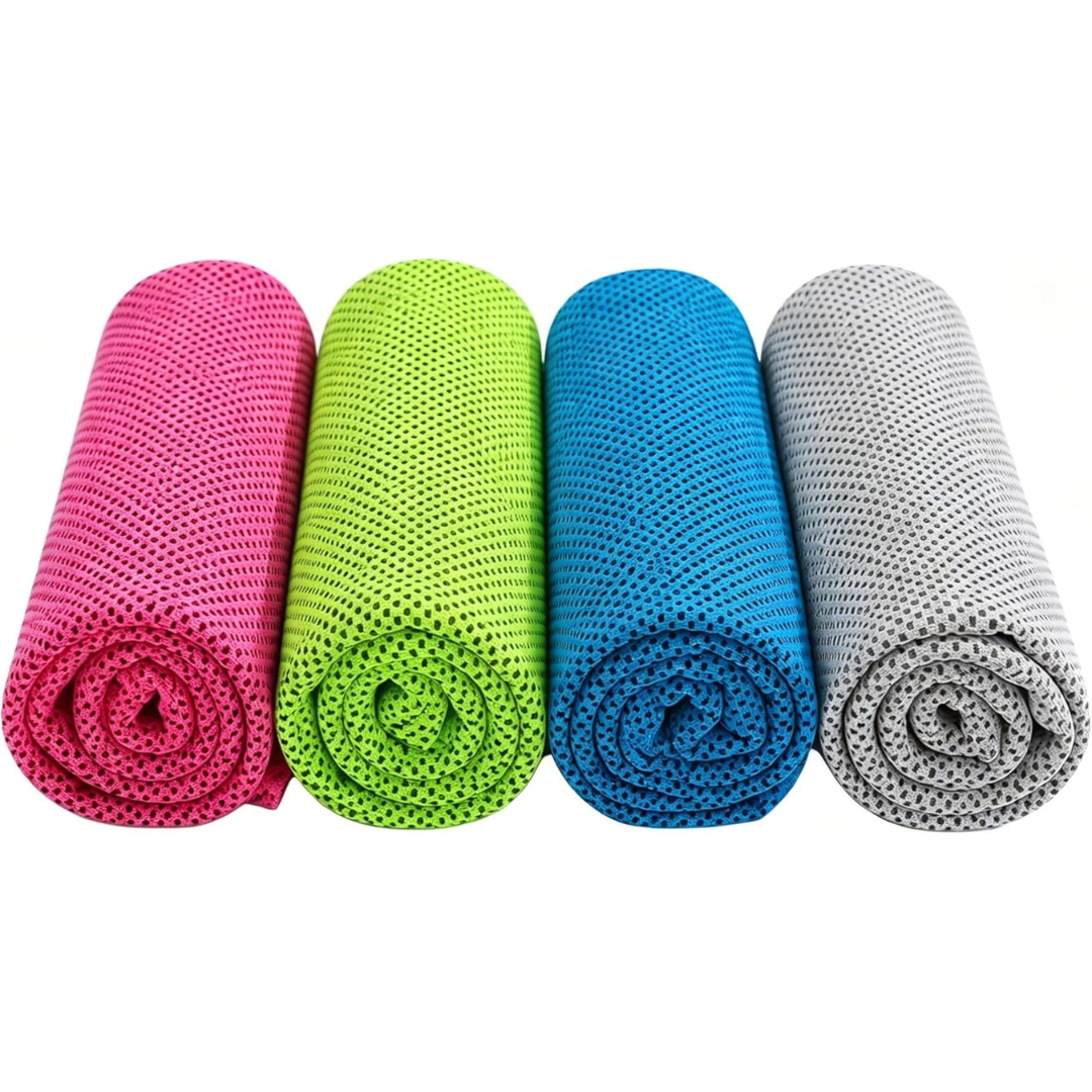 4-Pack Multicolor Microfiber Cleaning Cloths