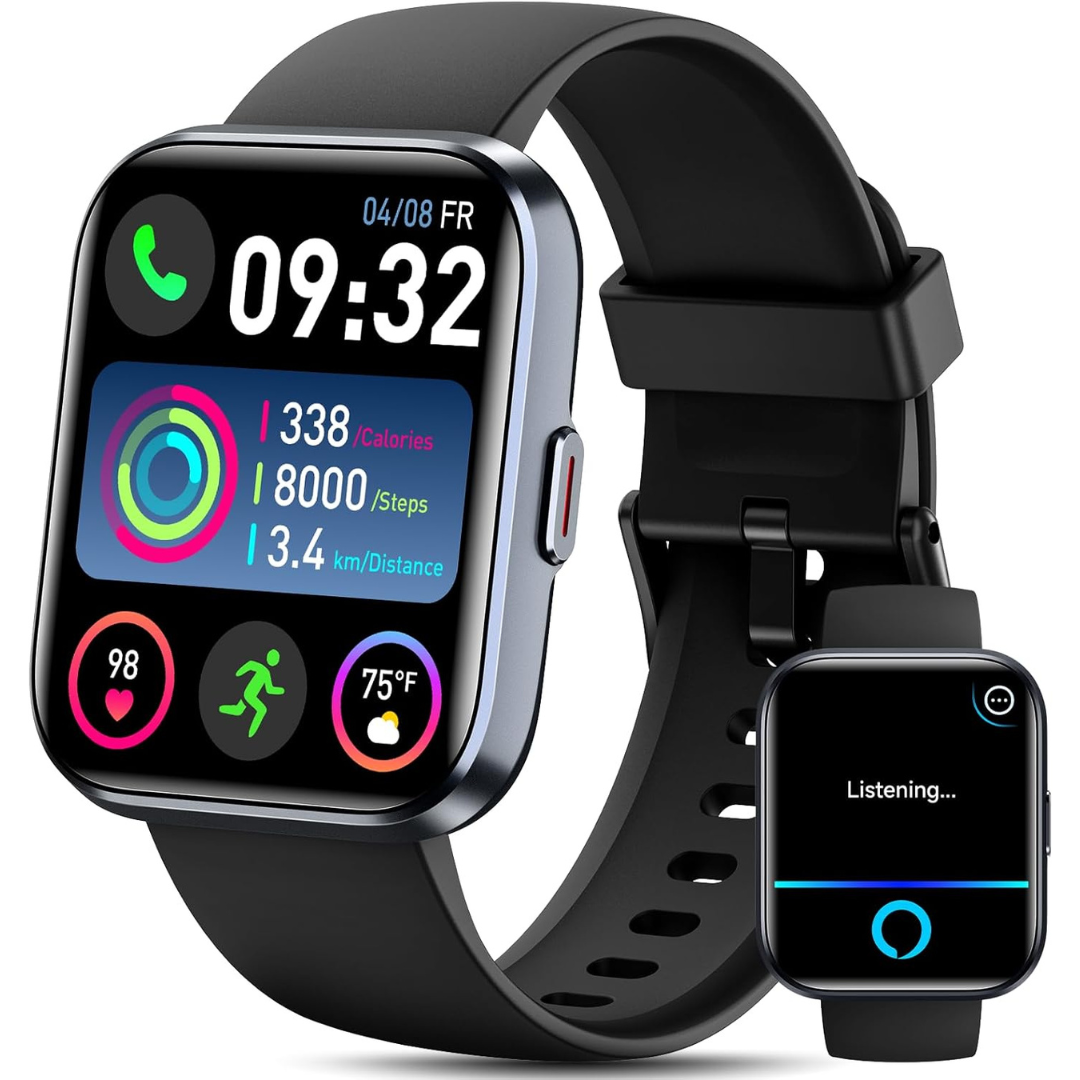 Mens Smart Watch with Heart Rate/Sleep/SpO2/Stress Monitor