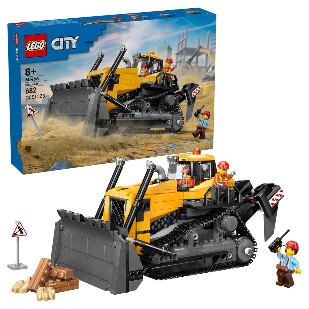 682-Piece LEGO City Bulldozer Construction Site Building Toy (60466)
