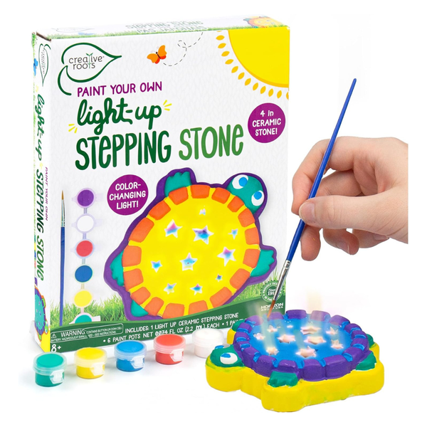 Creative Roots Mini Light-Up Turtle Stepping Stone Craft Kit For Kids