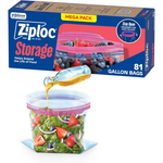 81-Count Ziploc Gallon Food Storage Bags