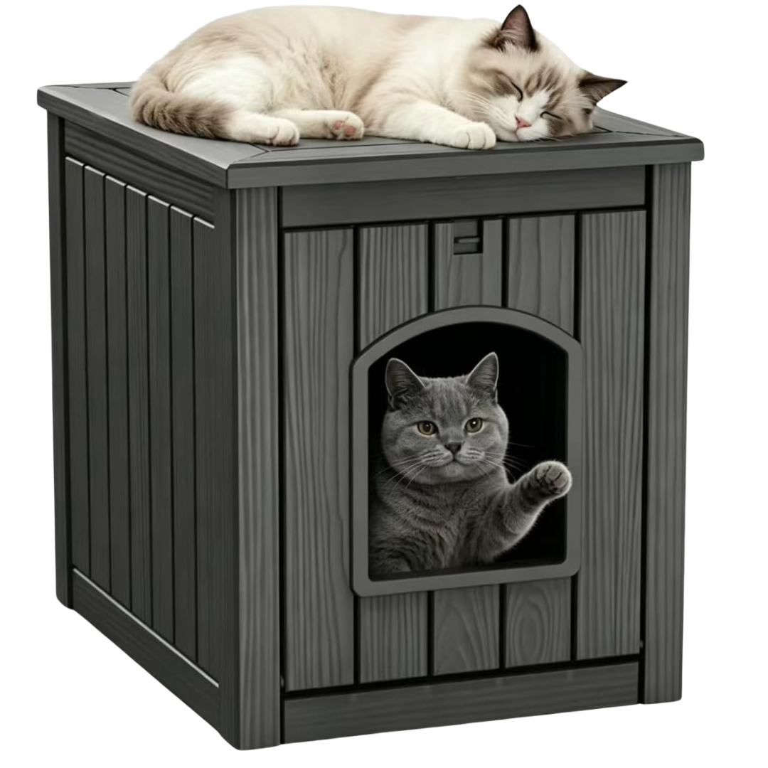 Weatherproof Outdoor Cat House