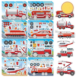 24 Sheets Make Your Own Vehicle Stickers (2 Styles)