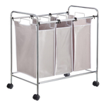 Amazon Basics 3-Bag Laundry Sorter With Removable Bags