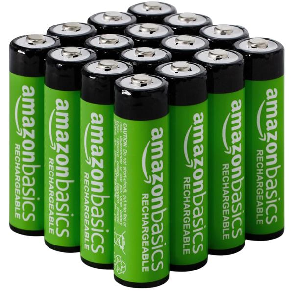 16-Pack Amazon Basics 2000 MAh Rechargeable AA NiMH Batteries