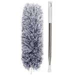 DELUX Microfiber Feather Duster Extendable Duster W/ 100" Extra Long Pole