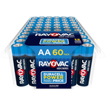 60-Count Rayovac High Energy Alkaline AA Batteries