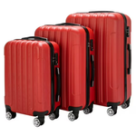 3-Piece Ktaxon Luggage Sets PC+ABS Spinner Suitcase
