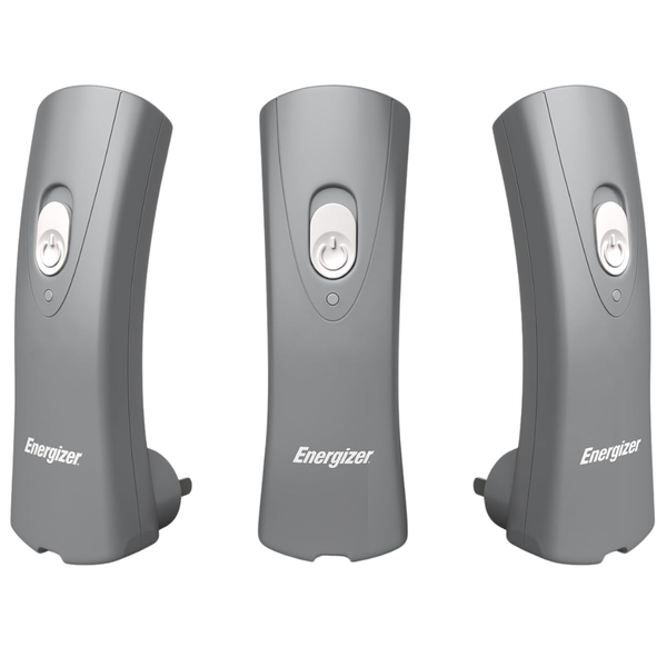 3-Pack Energizer Flashlight LED Rechargeable Plug-in Light