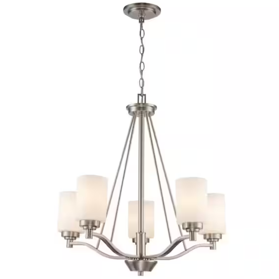 Bel Air Lighting Mod Pod 5-Light Candle Chandelier Light Fixture
