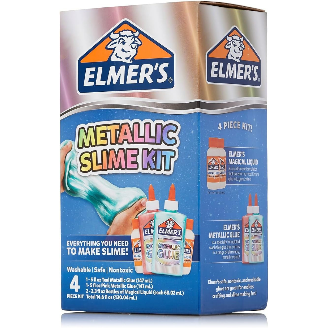 Elmer's Metallic Slime 4-Piece Kit