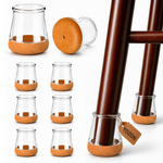 32-Pack Chair Leg Floor Protectors