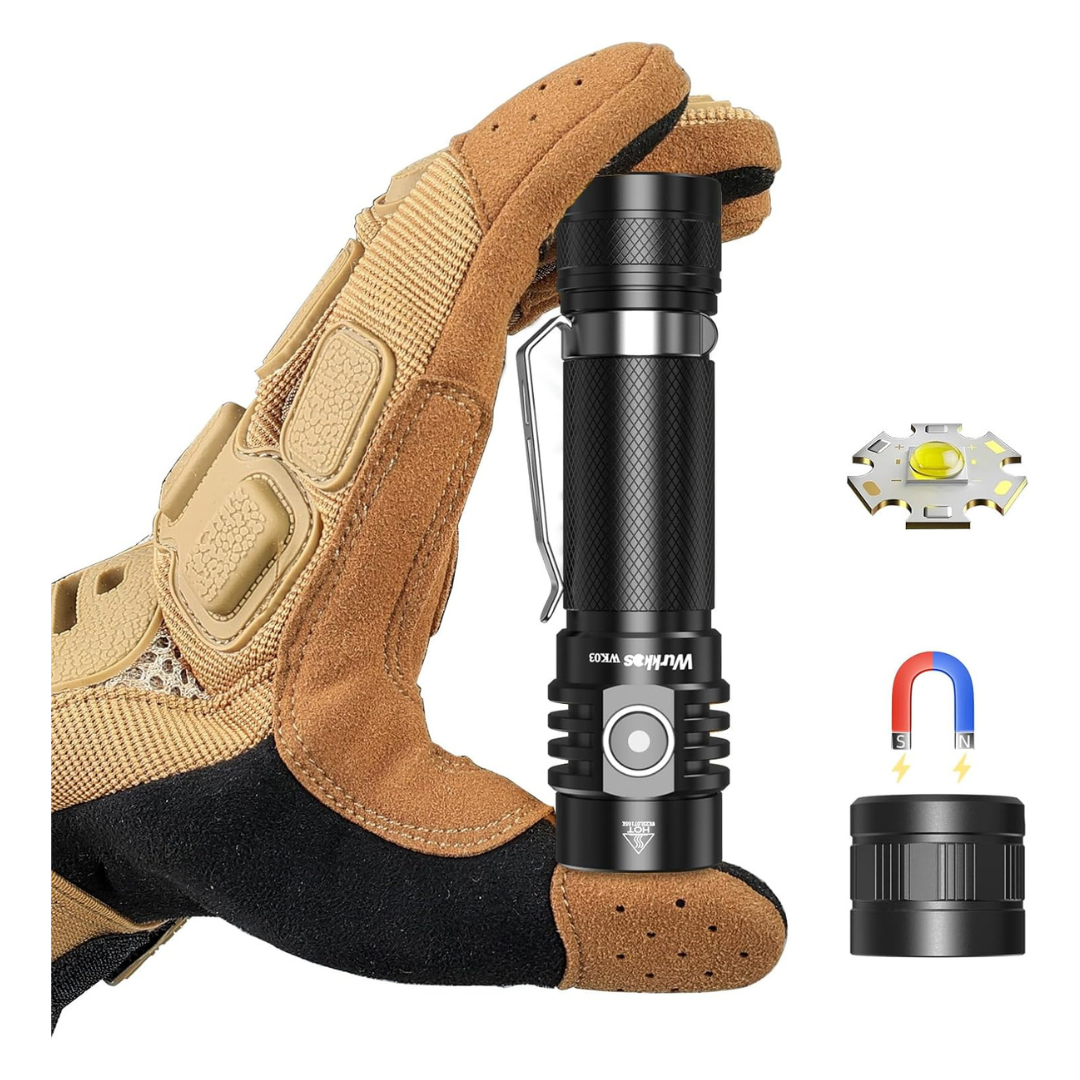 Wurkkos IP68 Waterproof WK03 LED Pocket Flashlight