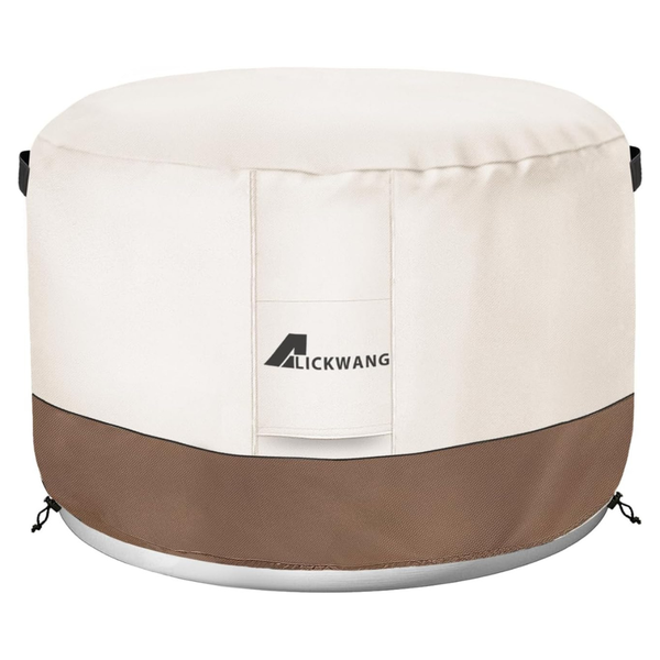 29'' X 18'' 600D Heavy-Duty Waterproof Fire Pit Cover
