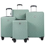 4-Piece Hardshell Luggage Set With TSA Lock Spinner Wheels (Various)
