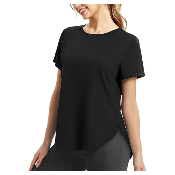 Niashot Women's Short Sleeve Workout Tee W/ UPF 50+ (Various)