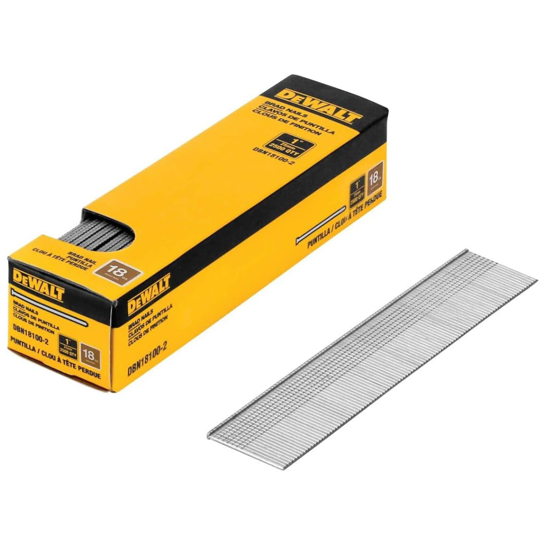DEWALT 18-Gauge 1" Brad Nails