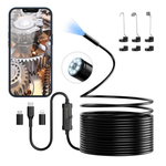 16.4-Ft Waterproof 1920P HD Endoscope Camera W/ 8-LED Lights (Various)
