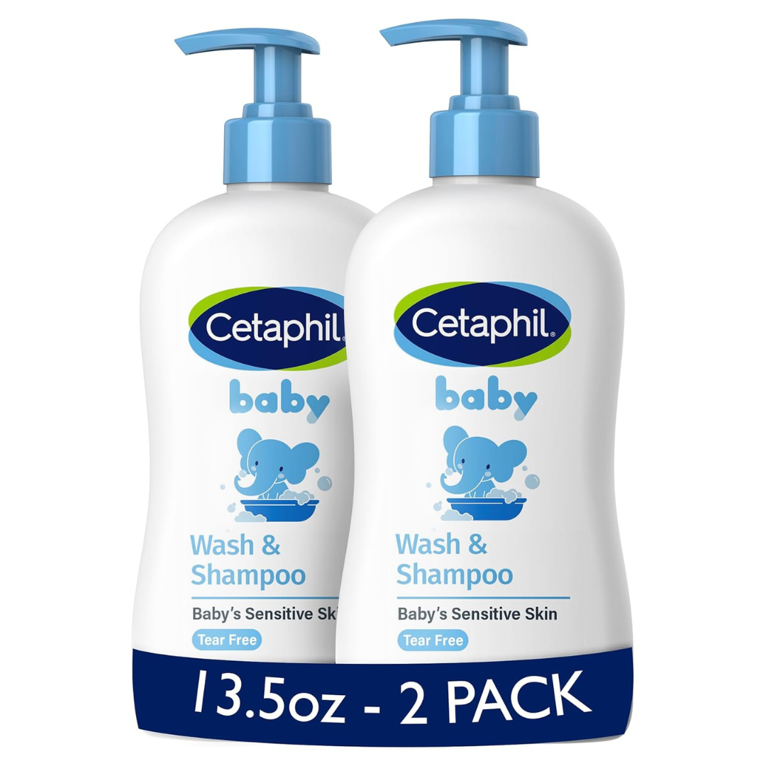 2-Pack 13.5-Oz Cetaphil Baby Wash & Shampoo