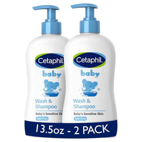 2-Pack 13.5-Oz Cetaphil Baby Wash & Shampoo