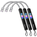 3-Pack Suprus USB-C Rechargeable Electric Candle Lighter (3 Colors)