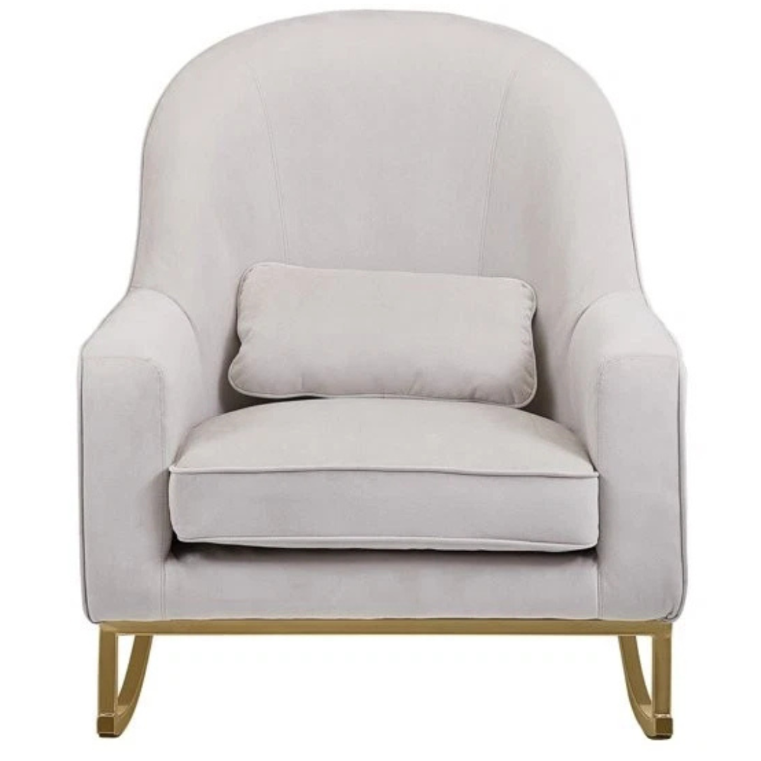 MoDRN Glam Velvet Rocking Chair