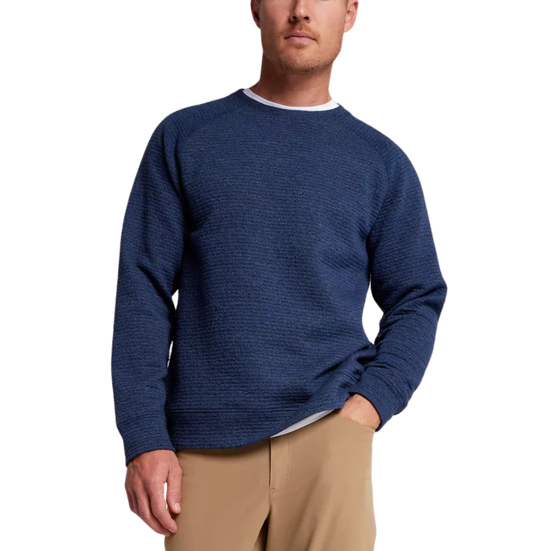 VRST Men's Recharge Lunar Fleece Crew (Dark Navy)
