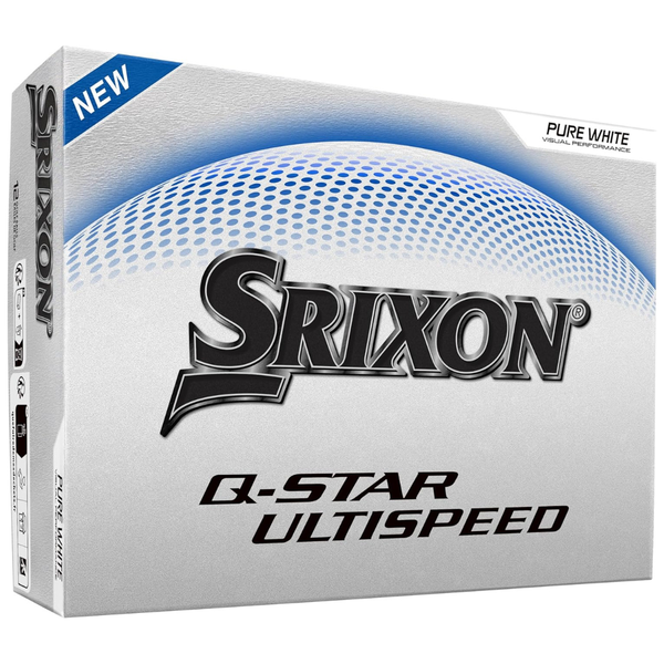 12-Count Srixon Q-Star Ultispeed Golf Balls (White)