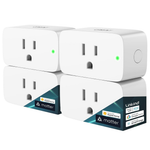 4-Pack Linkind Matter 1800W 15A Wi-Fi Smart Plug W/ Apple Home
