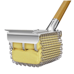 House Again Bristle-Free Grill Brush W/ Scraper & Wooden Handle