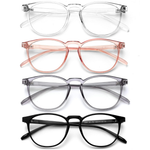 4-Pack Unisex Blue Light Blocking Glasses