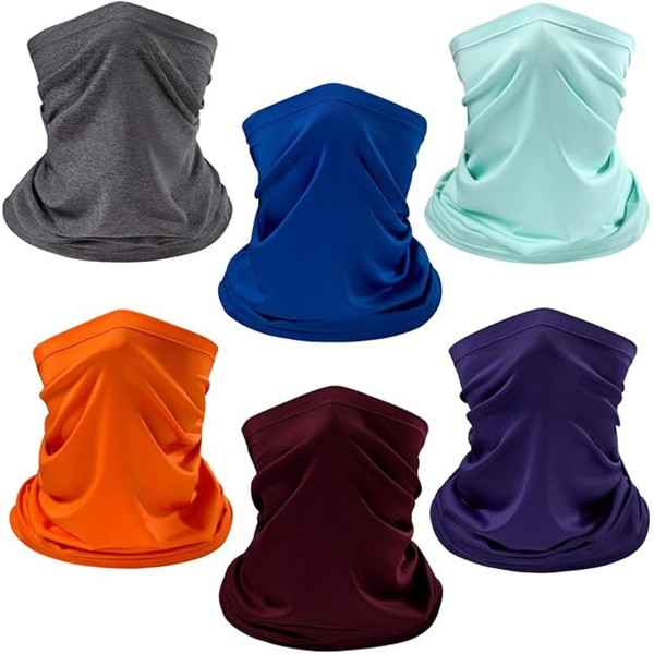 6-Piece Unisex Breathable Quick Dry Face Mask