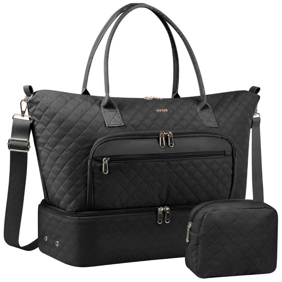 Hotor Women's Carry on Travel Duffle Bag w/ Toiletry Pouch (various)