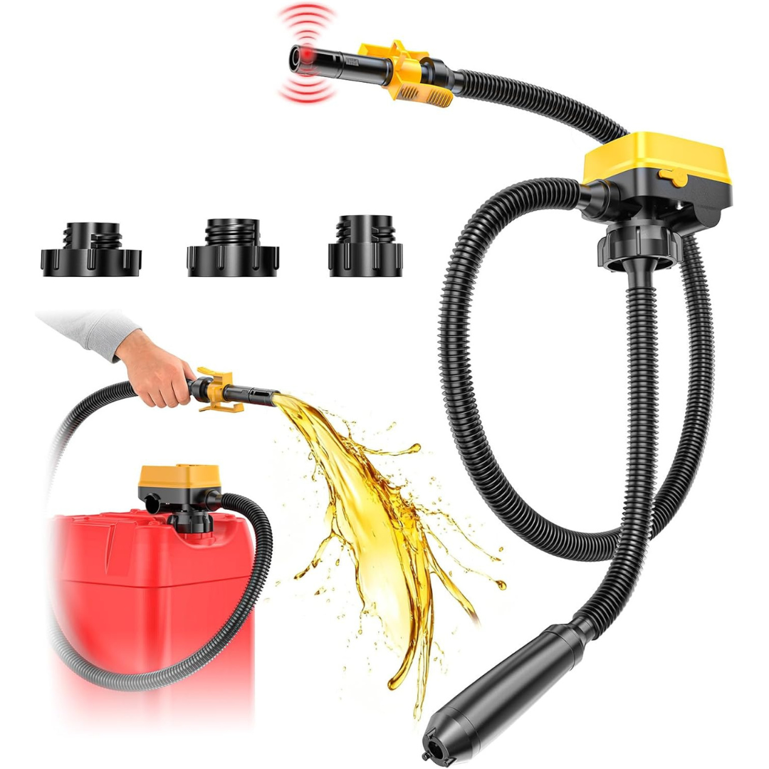 Ecarke 3.2 GPM Cordless Fuel Transfer Pump with Auto Shut-Off