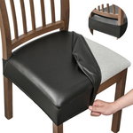 6-Pack Waterproof Dining Chair Seat Covers (4 Colors)
