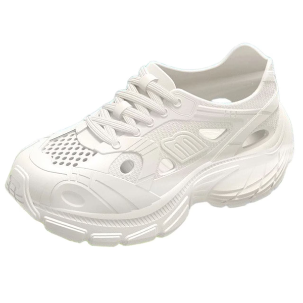 SYMSHOES Unisex Y2K Retro Chunky Platform Clog Sneakers (3 Colors)