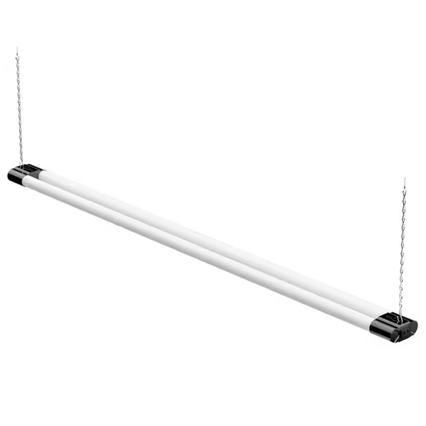 4-Pack 4ft 250-Watt Equivalent T8 LED Black Shop Light