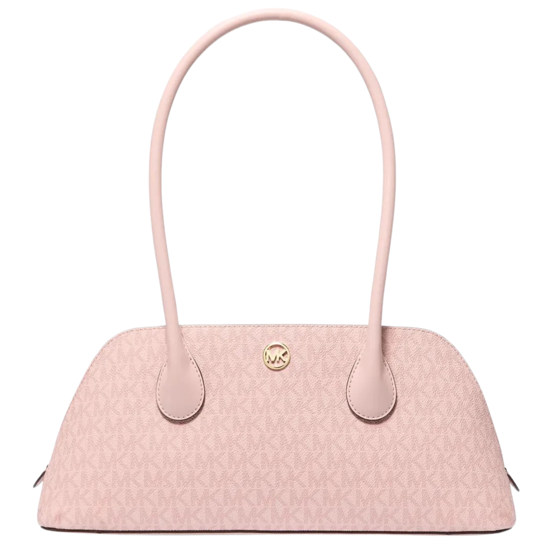 Michael Kors Petra Medium Signature Logo Shoulder Bag