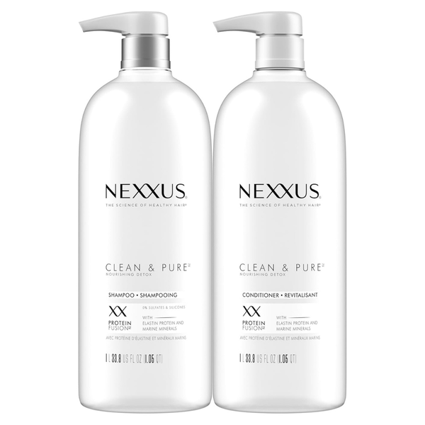 2-Pack 33.8-Oz Nexxus Clean And Pure Clarifying Shampoo & Conditioner