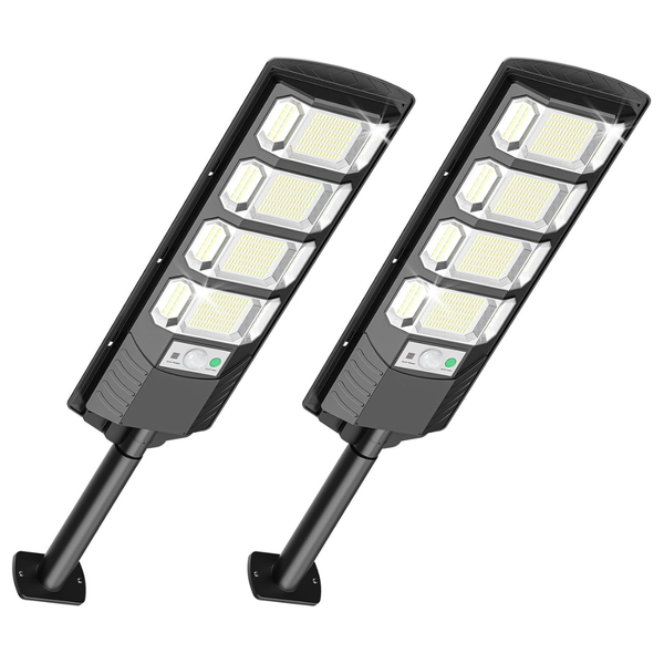 2-Pack Ehowdin 6500K Solar Path Street Lights