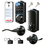 Veise VE017-L Fingerprint Smart Lock Set With Lever Handles