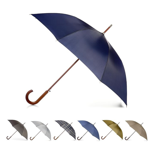 Timeless Wooden Stick Umbrella By Totes (2 Colors)