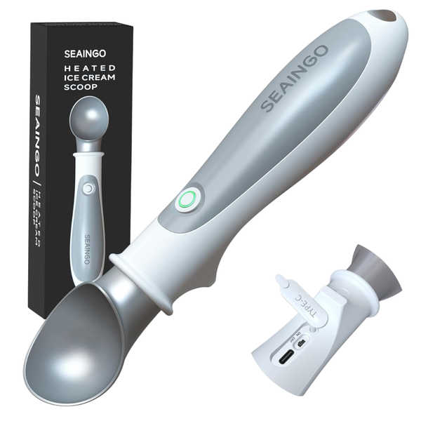 1.8-Oz Seaingo Rechargeable Heated Ice Cream Scoop W/ 2-Modes
