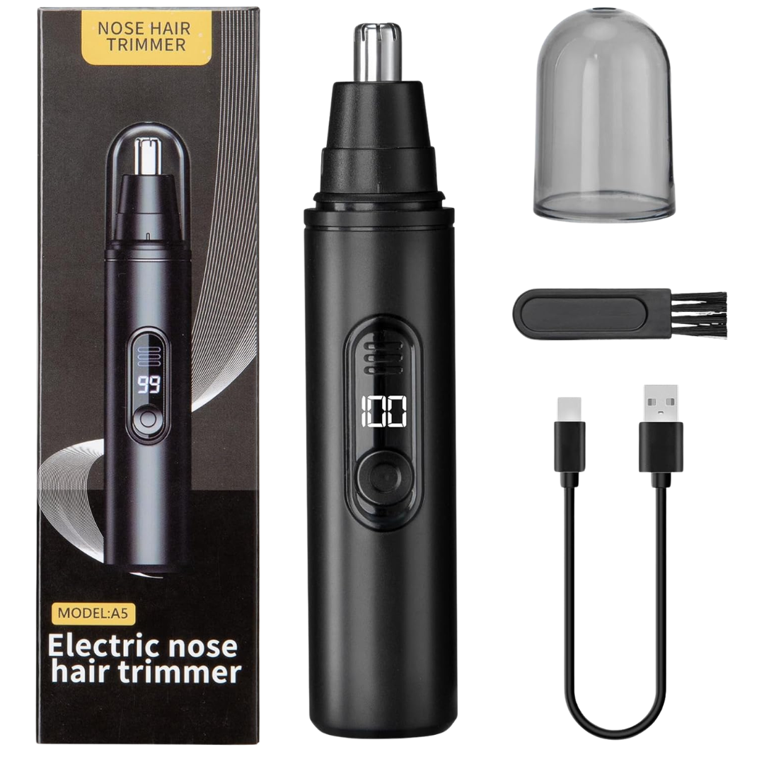 Men's Waterproof Rechargeable Nose Hair Trimmer