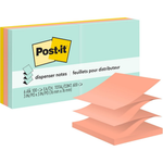 3M Post-it Pop-Up Accordion Style 6 Pads 3'' X 3'' Sticky Notes