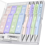 4-Piece Four Candies 0.7mm Cute Mechanical Pencil Set W/ Case (2 Colors)